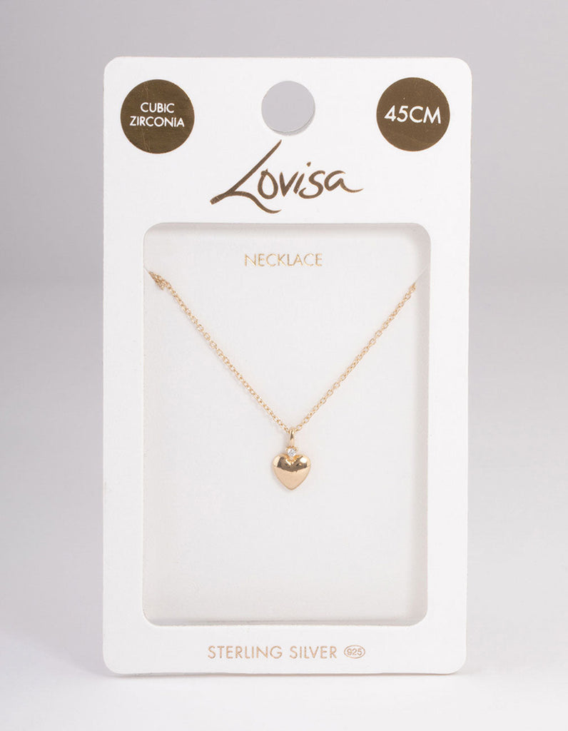 Gold Lock Chain Necklace - Lovisa