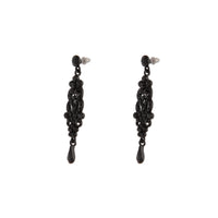 Black Jewel Drop Earrings - link has visual effect only