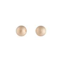 Gold Tone Textured Stud Earrings - link has visual effect only