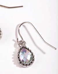 Petrol Effect Teardrop Earrings - link has visual effect only