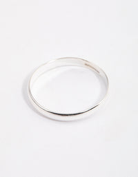 Sterling Silver Plain Band Ring - link has visual effect only