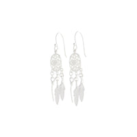 Sterling Silver Dreamcatcher Earrings - link has visual effect only