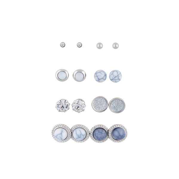 Cracked Stone Multi Earring 8-Pack