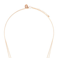 Gold Double Threaded Circle Necklace - link has visual effect only