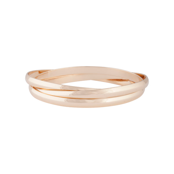 Gold Trio Linked Bangle