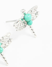 Silver Bohemian Dragonfly Earrings - link has visual effect only