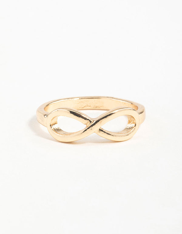 Gold Infinity Ring