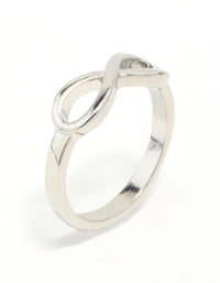 Silver Infinity Classic Ring - link has visual effect only