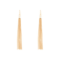 Gold Chain Tassel Drop Earrings - link has visual effect only