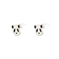 Mini Panda Face Stud Earrings - link has visual effect only