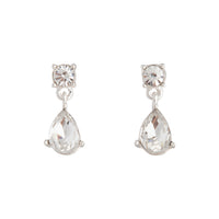 Mini Angelina Crystal Stud & Teardrop Earrings - link has visual effect only