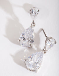 Mirrored Teardrop Crystal Earring - link has visual effect only