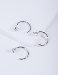 Crystal Nail Nose Ring Pack - link has visual effect only