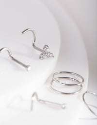 Nose Ring & Stud 6-Pack - link has visual effect only