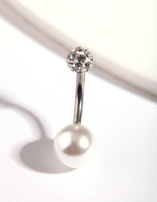 Surgical Steel Fireball Belly Ring