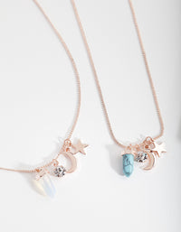 Rose Gold Celestial Necklace Pack - link has visual effect only