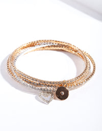 Mesh Diamante Bracelet 5-Pack - link has visual effect only