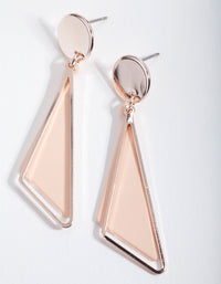 Pink Drop Earrings - link has visual effect only