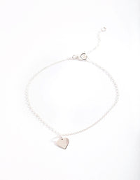 Sterling Silver Heart Charm Bracelet - link has visual effect only