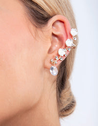 Gold Floral Ear Cuff - link has visual effect only