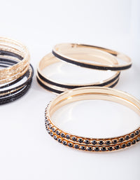 Gold & Black Bangle 20-Pack - link has visual effect only