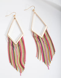 Gold Rainbow Snake Chain Earrings - link has visual effect only