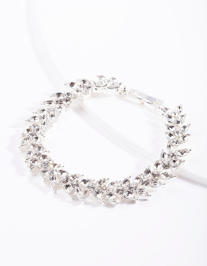 Silver Petal Bracelet