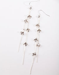 Silver Mini Petal Earrings - link has visual effect only