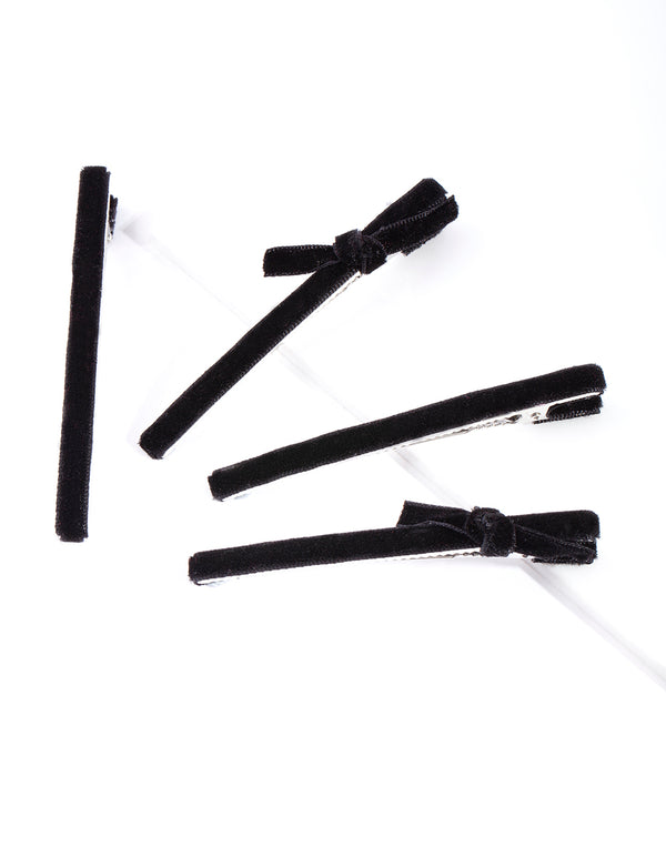 Thin Velvet Clip 4-Pack