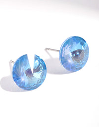 Blue Diamond Simulant Stud Earrings - link has visual effect only