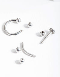 Surgical Steel Mixed Piercing Pack - link has visual effect only