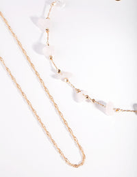 Gold Sun Rose Quartz Choker Pack - link has visual effect only