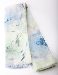 Watercolour Print Scarf - link has visual effect only