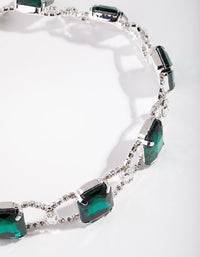 Silver Statement Emerald Choker - link has visual effect only