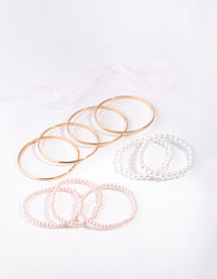 Kids Gold Pearly Baby Mixed Wrist - link has visual effect only