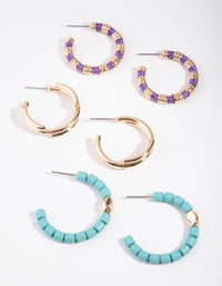 Gold Boho Vibe Pack Earring - link has visual effect only