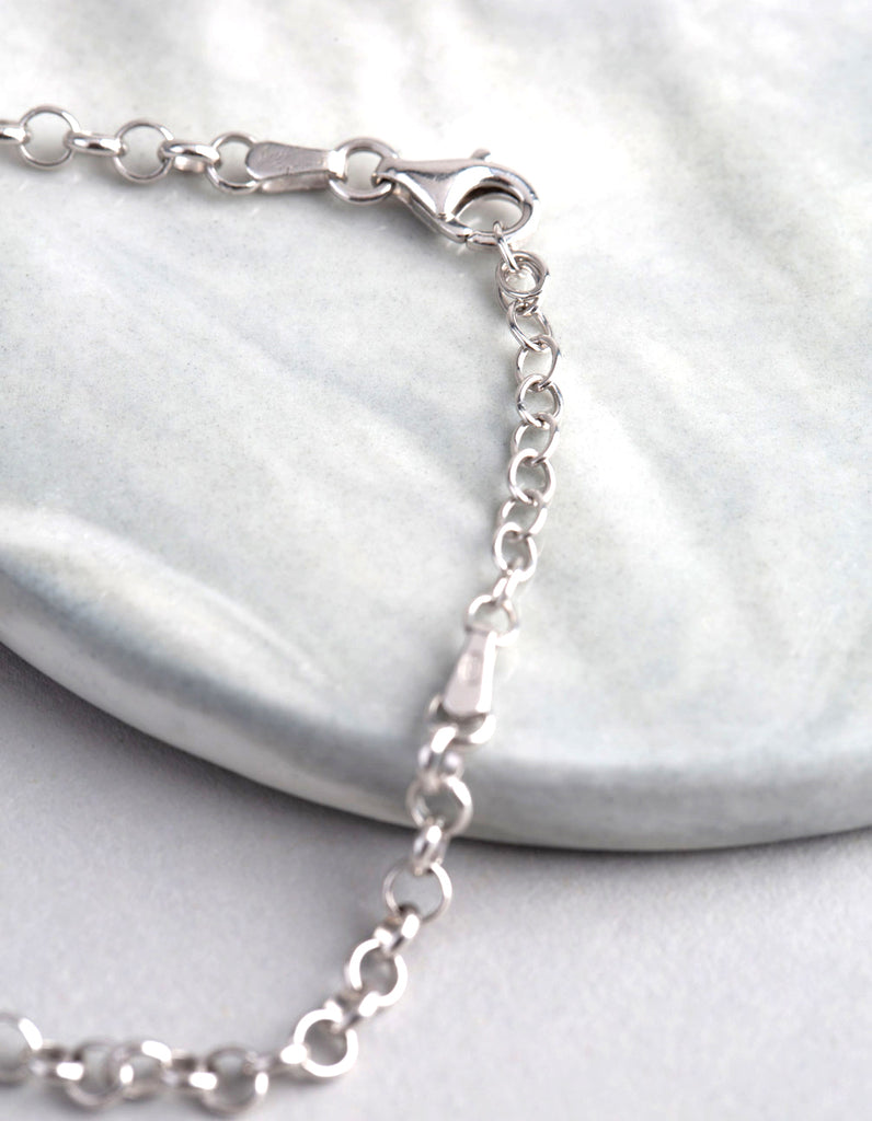 Sterling Silver Rolo Chain Bracelet
