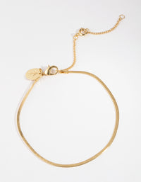 Gold Thin Snake Chain Bracelet - link has visual effect only