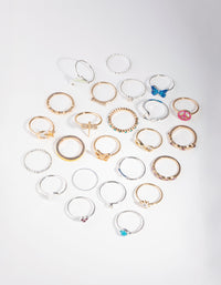 Mixed Metals Dolphin 24-Pack Rings - link has visual effect only