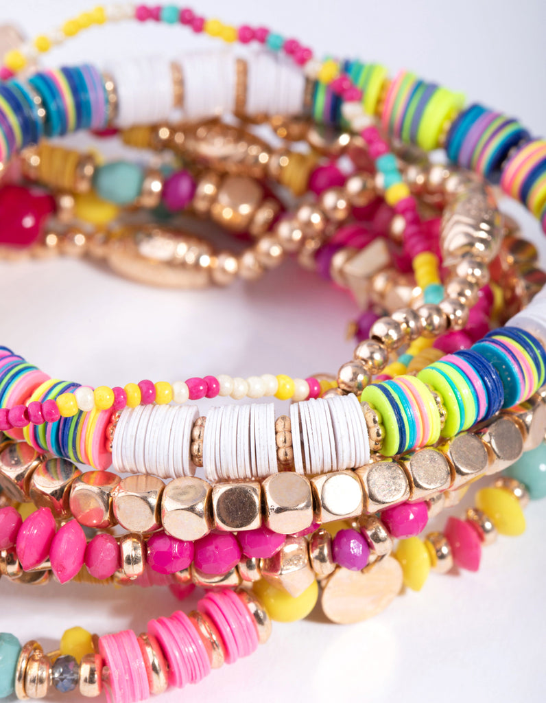 Gold Stretch Multi Bracelets