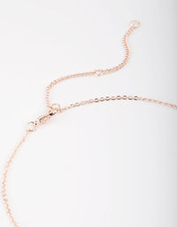 Rose Gold Plated Diamante Star Necklace - link has visual effect only