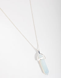 Silver Plated Moonstone Shard Necklace - link has visual effect only