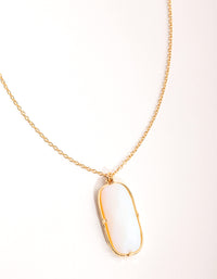 Gold Plated Semi Precious Shard Necklace - link has visual effect only