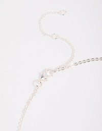 Silver Plated 45cm Cross Necklace - link has visual effect only