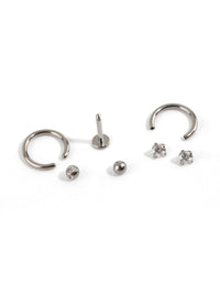 Titanium Mix Piercing Earring Pack - link has visual effect only