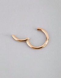 9ct Gold Polished 6mm Clicker Ring - link has visual effect only