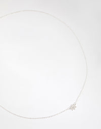 Sterling Silver Lotus Necklace - link has visual effect only