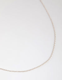 Sterling Silver Twist Chain Necklace - link has visual effect only