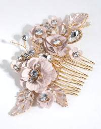 Matte Flower Jewel Comb - link has visual effect only