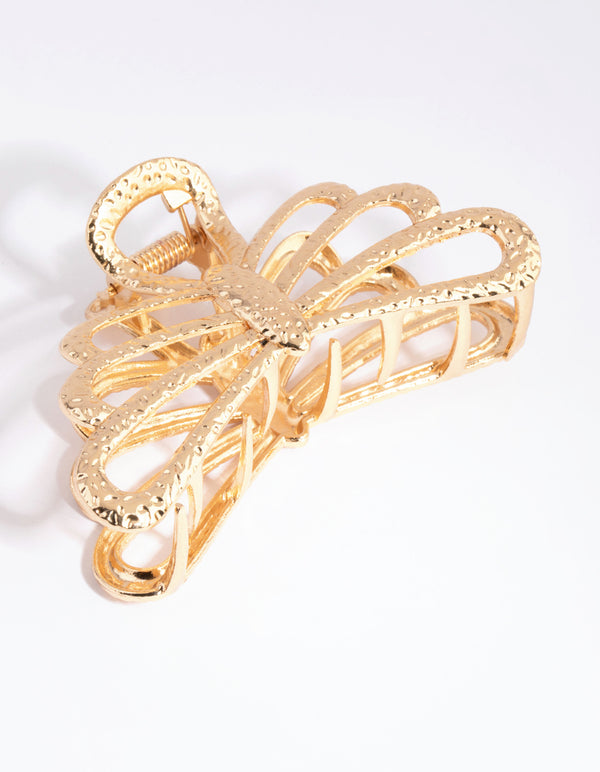 Gold Butterfly Claw